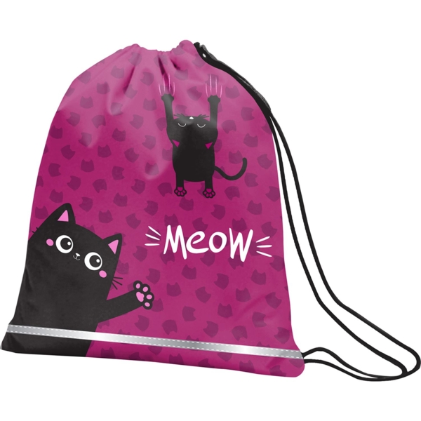 Сумка для взуття Smart SB-01 Cat Rules рожева (559054) - Pampik