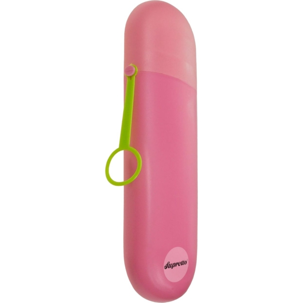 Чехол для зубной щетки и пасты Supretto, розовый (55010003) - Pampik