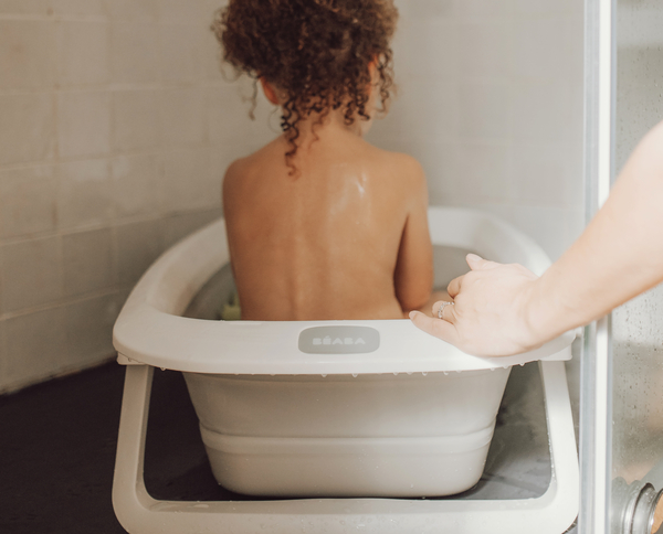 Ванночка Beaba Easy Pop складна, сіра (920404) - Pampik - 9