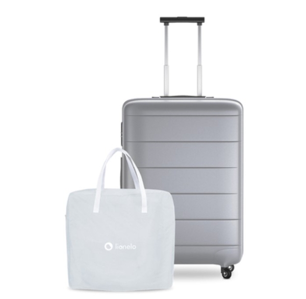 Ліжечко приставне Lionelo Malin Grey Stone, сіре (LO-MALIN GREY STONE) - Pampik - 3