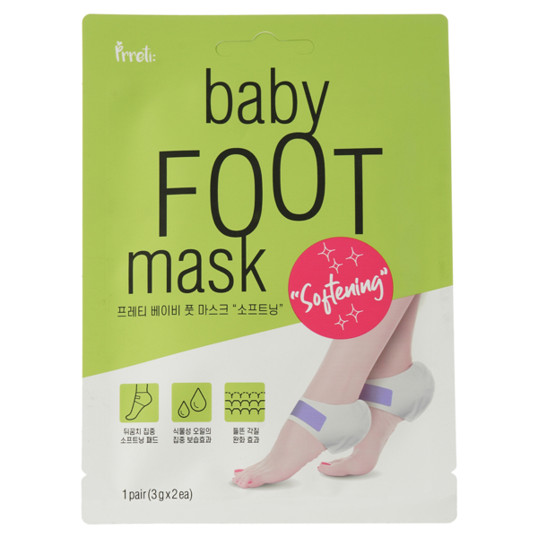 Маска для ног Prreti baby foot mask Смягчающая, 1 пара - Pampik