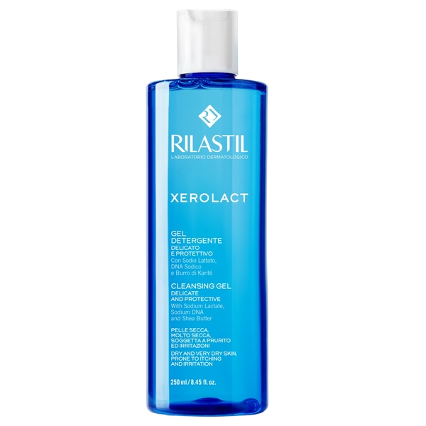 Гель для деликатной очистки кожи Rilastil Xerolact, 400 мл - Pampik