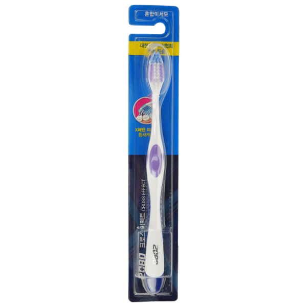Зубна щітка Dental Clinic 2080 Cross Effect, фіолетовий (890499) - Pampik