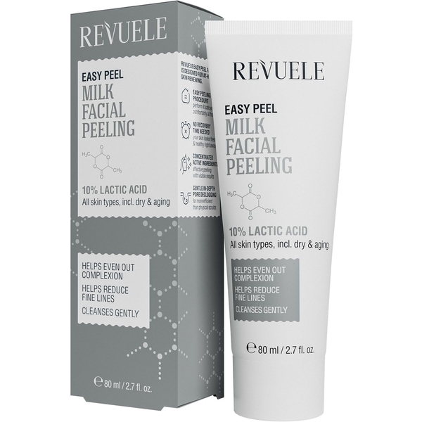 Пилинг молочный для лица Revuele Easy Peel Milk Facial Peeling 80 мл - Pampik
