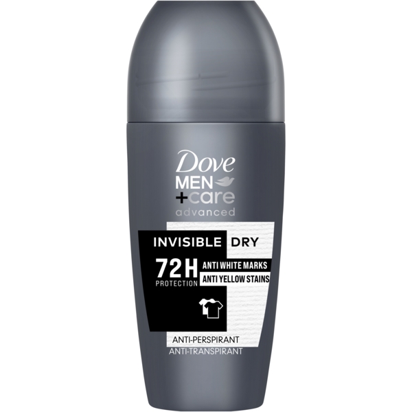 Антиперспірант Dove Men + Care Invisible Dry Comfort 72h, кульковий, 50 мл - Pampik
