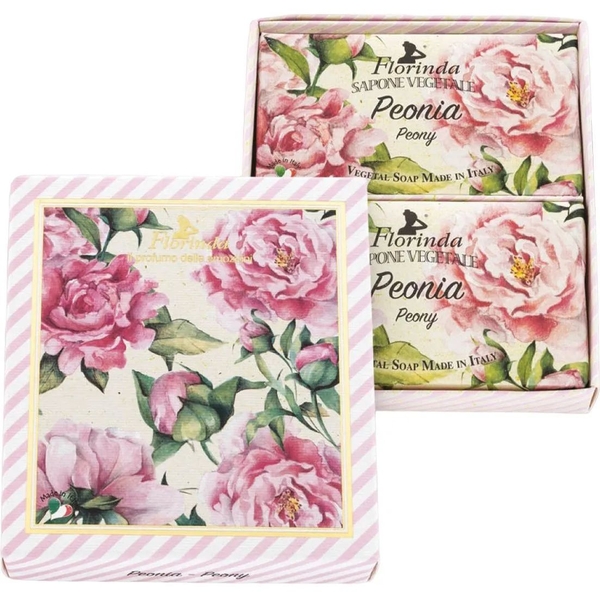 Набір мила Florinda Півонія 400 г (2 шт. х 200 г) - Pampik