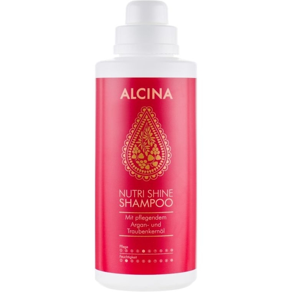 Шампунь Alcina Nutri Shine Oil Shampoo с аргановым маслом, 500 мл - Pampik