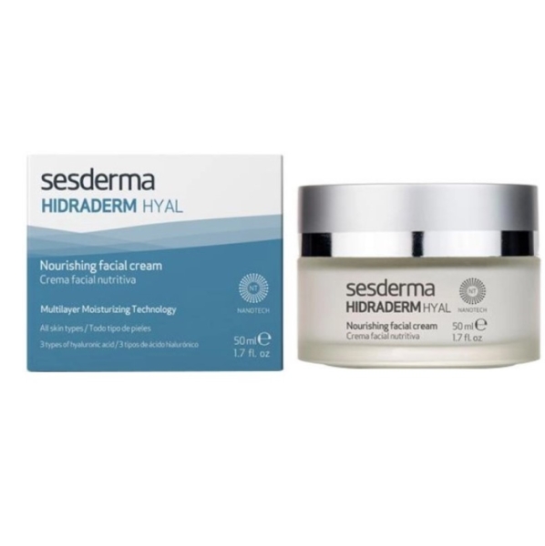 Крем для лица Sesderma Hidraderm Hyal Nourishing Facial Cream Питательный, 50 мл - Pampik