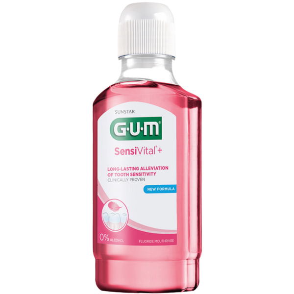 Ополаскиватель для полости рта GUM Sensivital+, 300 мл - Pampik