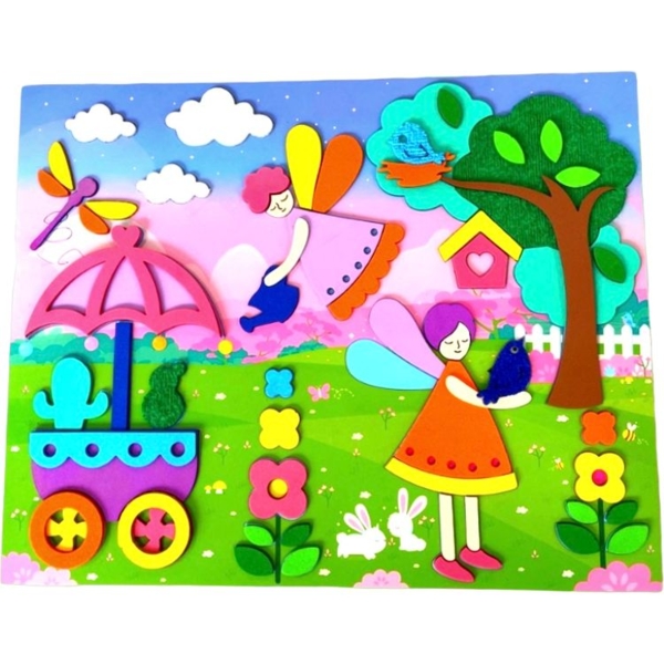 Набір для творчості Аплі Краплі М'яка аплікація Феї (МА-14) - Pampik