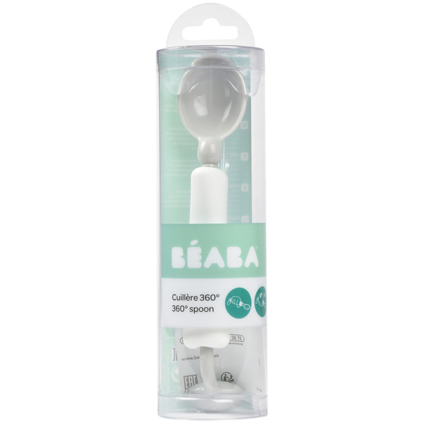 Ложка Beaba 360°, серый (913569) - Pampik