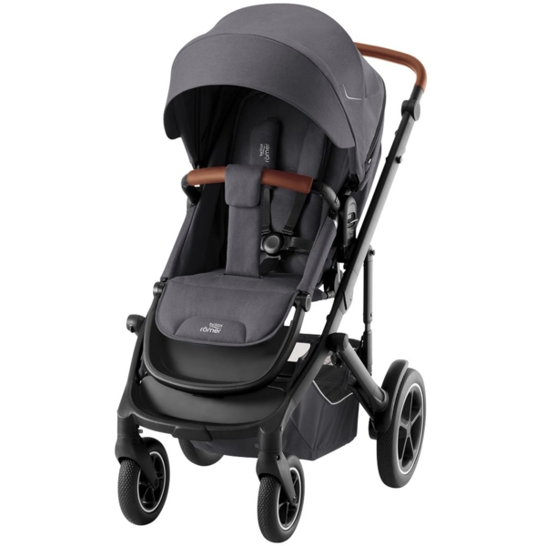 Прогулянкова коляска Britax-Romer Smile 5Z Midnight Grey, темно-сіра (2000037972) - Pampik