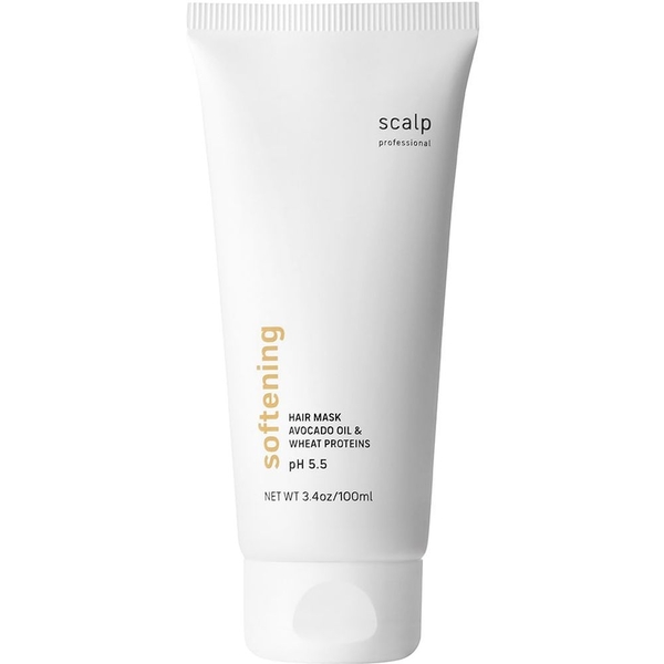 Зволожувальна маска Scalp Softening Hair Mask Avocado Oil & Wheat Proteins, для пом'якшення волосся, 100 мл - Pampik