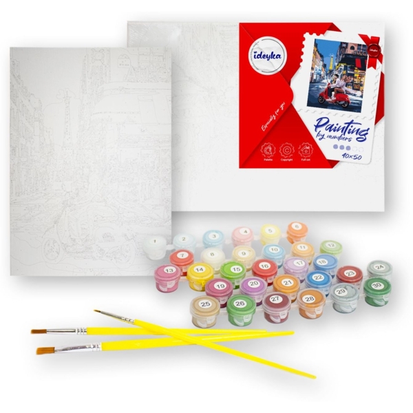 Набір для розпису по номерах Ідейка Струни душі, 40х50 см (KHO4903) - Pampik - 2