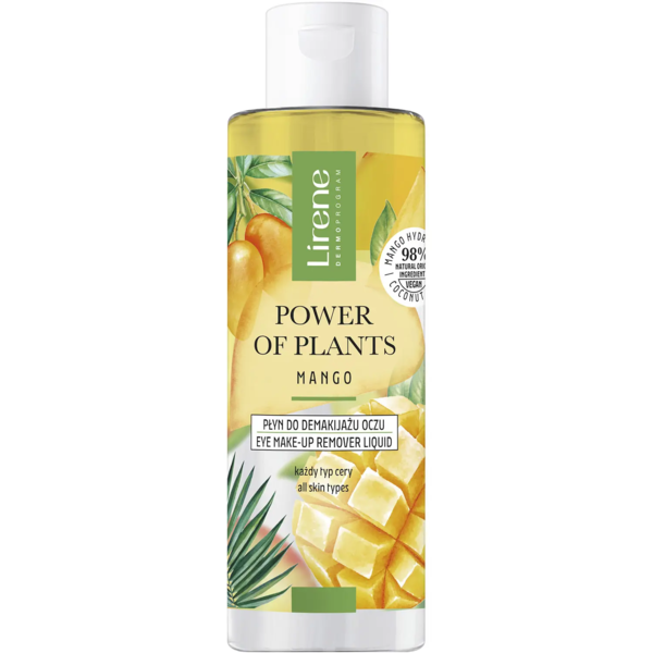 Средство для снятия макияжа с глаз Lirene Power Of Plants Eye Make-up Remover Liquid Mango 145 мл - Pampik