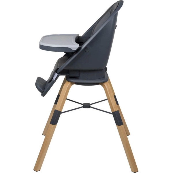 Стульчик для кормления BabyGO 3 в 1 Carou 360°, серый (5751) - Pampik - 3