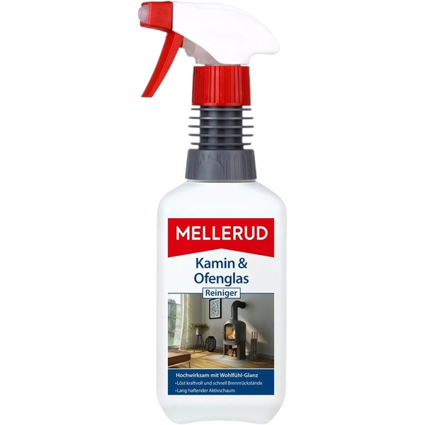 Средство Mellerud для чистки термостойкого стекла камина и духовки 500 мл (2001000073) - Pampik