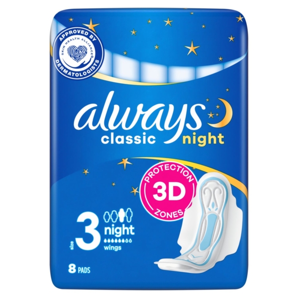 Гигиенические прокладки Always Classic Night, 8 шт. - Pampik - 2