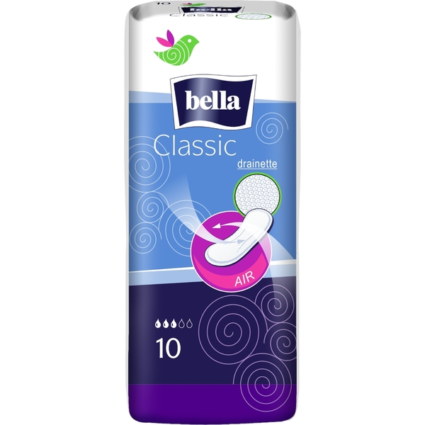Гігієнічні прокладки Bella Classic 10 шт. (BE-012-RN10-040) - Pampik