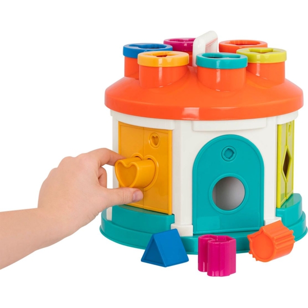 Іграшка-сортер Battat Lite Розумний Будиночок (BT4580Z) - Pampik - 4