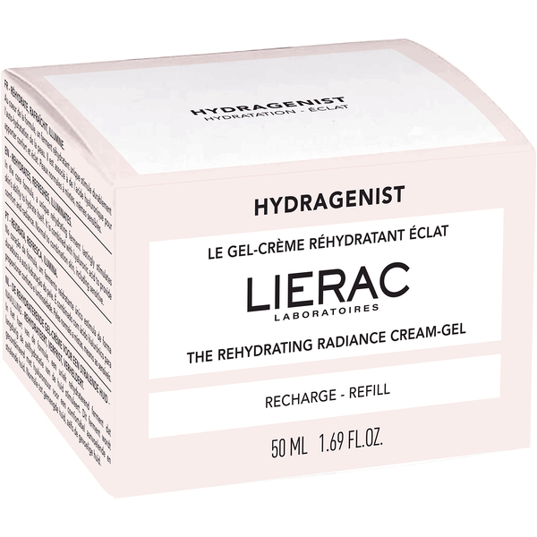 Крем-гель для обличчя Lierac Hydragenist Rehydrating Radiance, змінний блок, 50 мл - Pampik