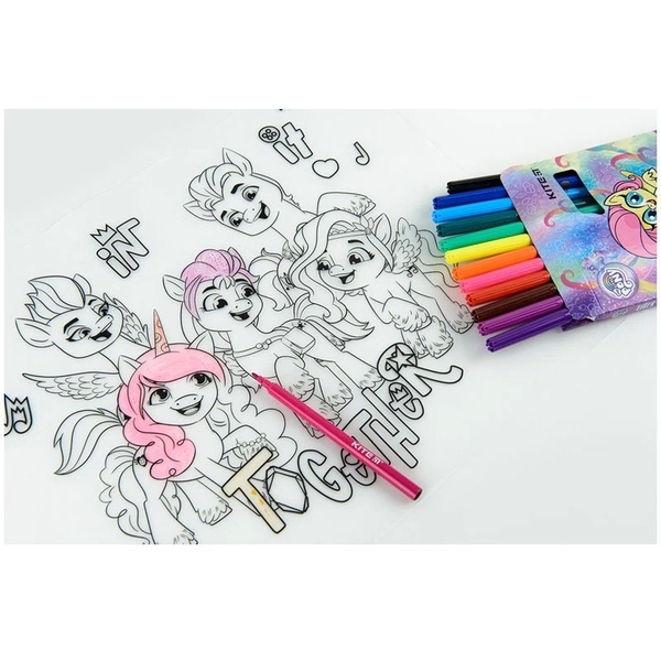 Підкладка розмальовка Kite Little Pony 30х40 см силіконова (LP22-424) - Pampik - 7
