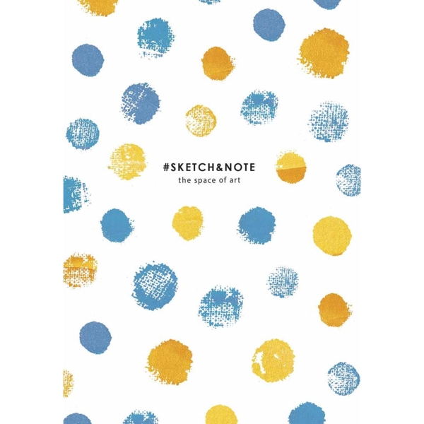 Зошит для ескізів Muse, А5, без лінівки, 64 аркуші, кола (A5-3C-064-367) - Pampik