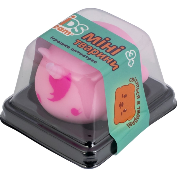 Іграшка-антистрес Kids Team Міні тварини Єдиноріг, що світиться в темряві в асортименті (CKS-10650_1) - Pampik - 6