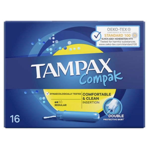 Тампони Tampax Compak Regular, з аплікатором, 16 шт. - Pampik - 2
