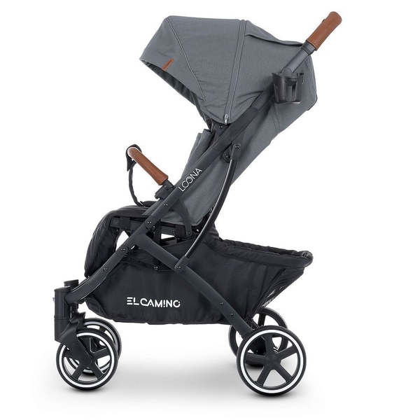 Коляска El Camino Loona ME 1090-1 Smoke Grey (25382) - Pampik - 3