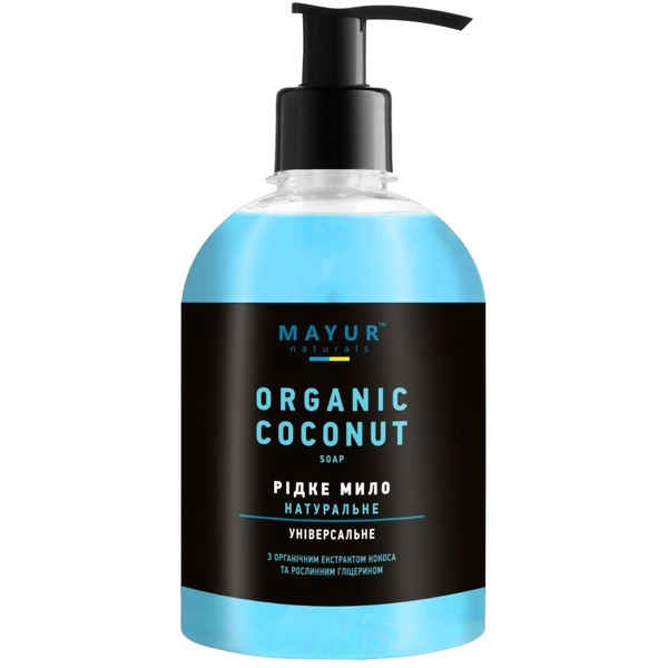 Натуральное жидкое мыло Mayur Кокос, 275 мл - Pampik