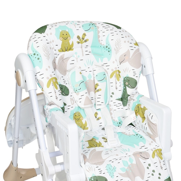 Стільчик для годування Bambi M 3233 Dino Beige, бежевий (23666) - Pampik - 5