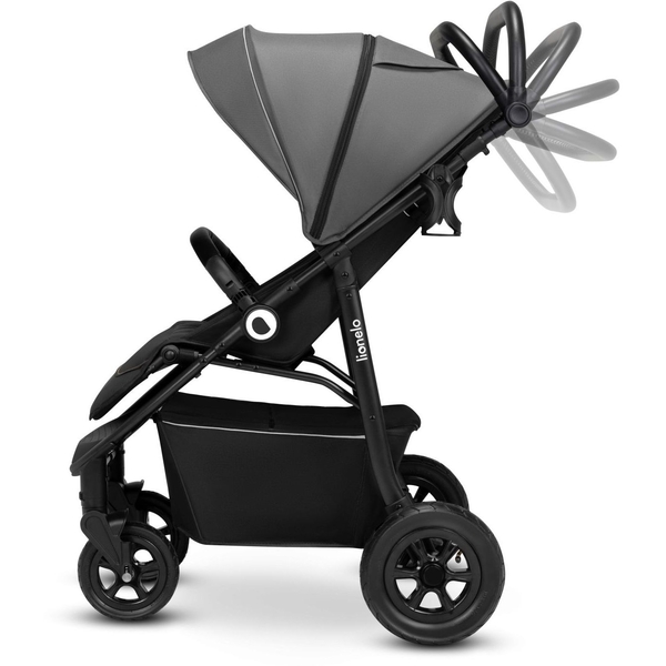 Прогулянкова коляска Lionelo Natt Grey Stone, сіро-чорна (LO-NATT GREY STONE) - Pampik - 5