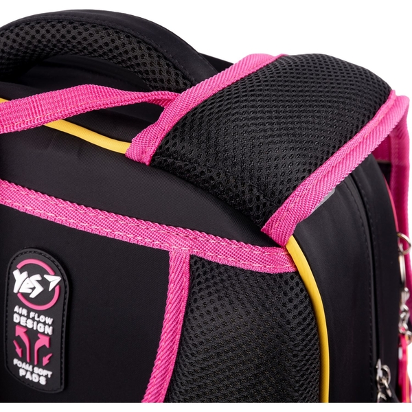 Рюкзак школьный Yes S-40 Pixel dog, черный (558904) - Pampik - 6