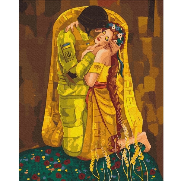 Картина за номерами ZiBi Kids Line В надійних обіймах 40х50 см (ZB.64022) - Pampik