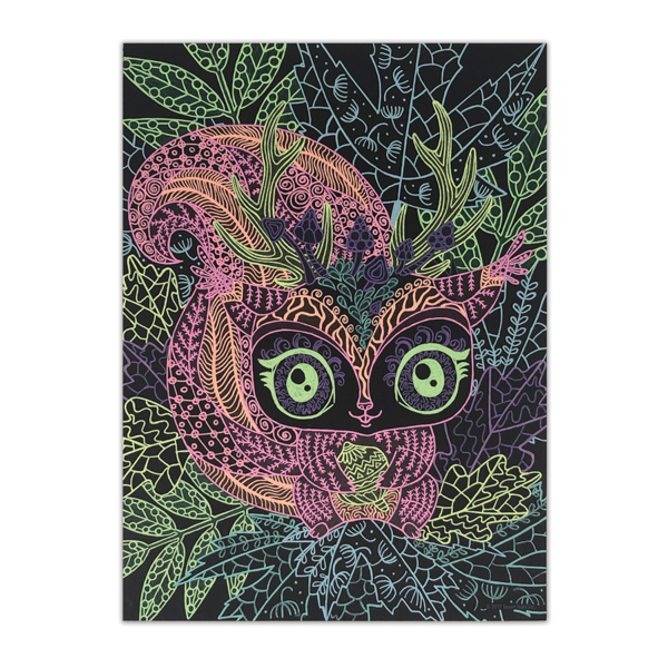 Набір для творчості Nebulous Stars Розмальовка: Коралія, чорні листи (11111) - Pampik - 7