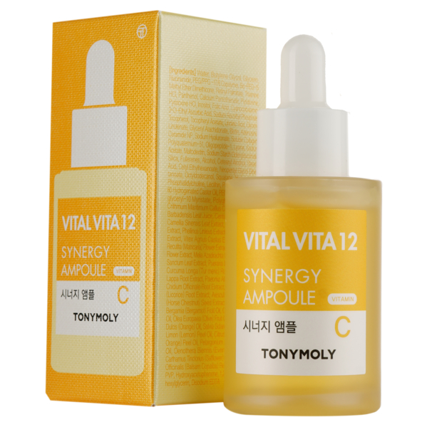 Сыворотка для лица Tony Moly Vital Vita 12 Synergy Ampoule, 30 мл - Pampik