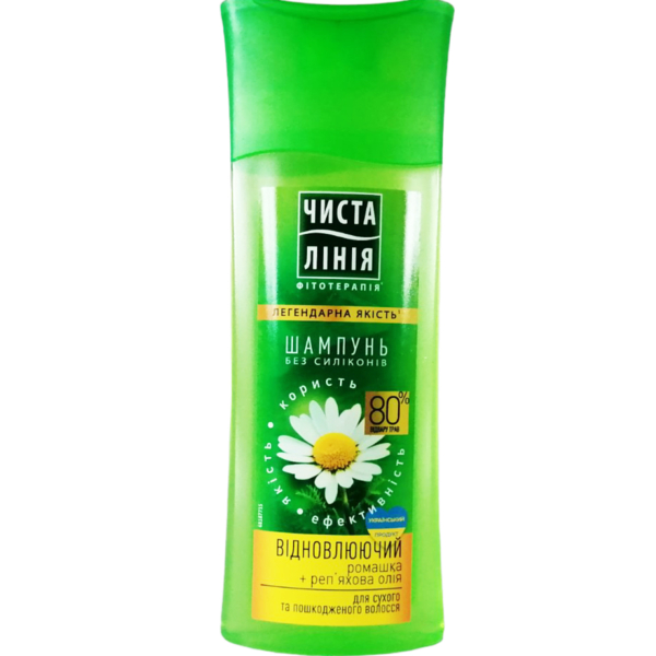 Шампунь відновлюючий Чиста Лінія для сухого і пошкодженого волосся, 250 мл - Pampik