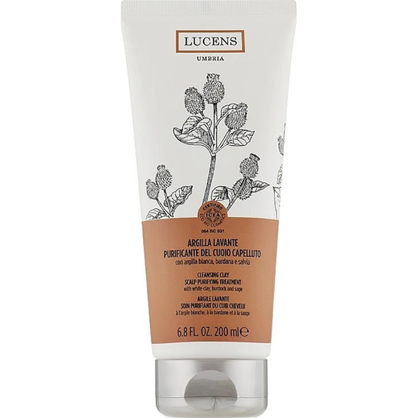 Шампунь-крем Lucens Umbria Cleansing Clay Scalp Purifying Treatment 200 мл (110433) - Pampik