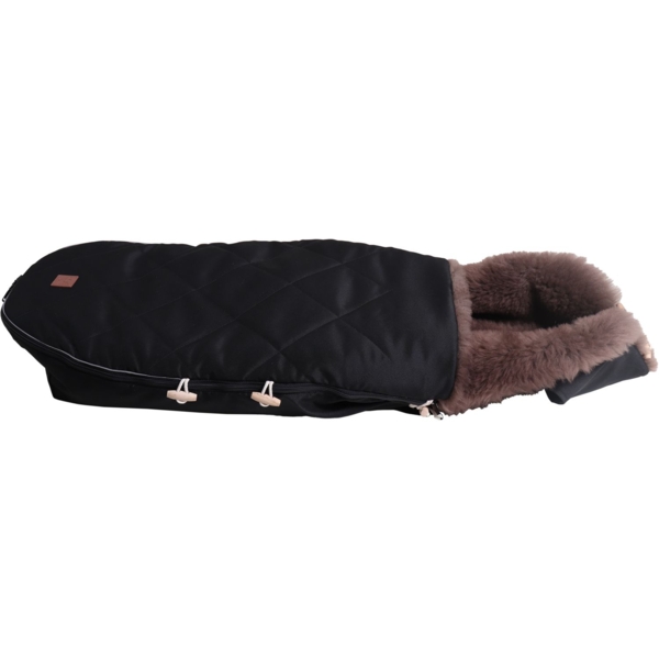 Конверт теплий Kaiser Toffee, з натуральної овчини, чорний (6512525) - Pampik - 3