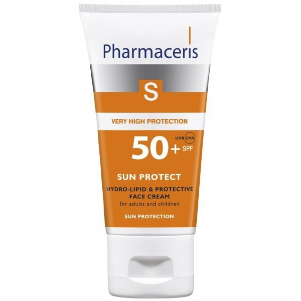 Гидролипидный солнцезащитный крем Pharmaceris S Sun Protect SPF 50+, 50 мл (E1491) - Pampik
