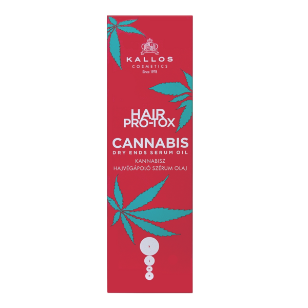 Сыворотка для волос Kallos Cosmetics Pro-Tox с конопляным маслом, 50 мл - Pampik