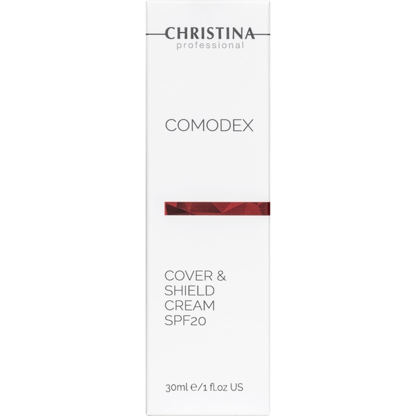Крем для обличчя Christina Comodex Cover & Shield Cream SPF 20 з тонуючим ефектом 30 мл - Pampik - 2