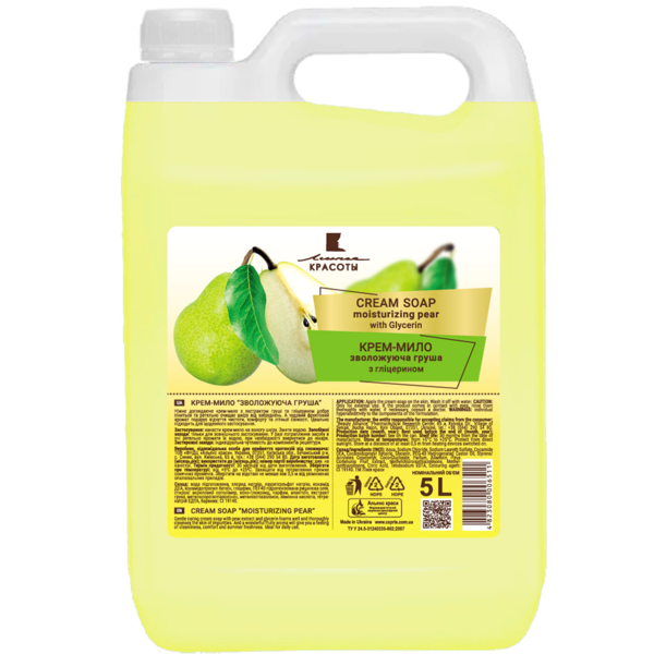 Крем-мило Лінія Краси Зволожуюча груша, 5 л - Pampik