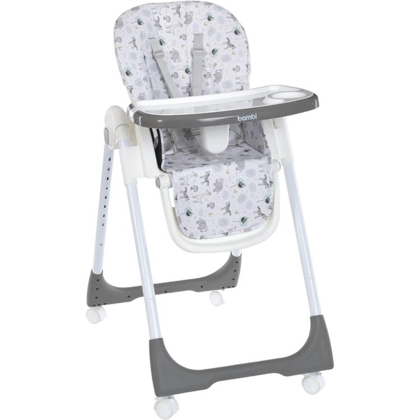 Стульчик для кормления Bambi M 5673-11 Grey, серый (25814) - Pampik