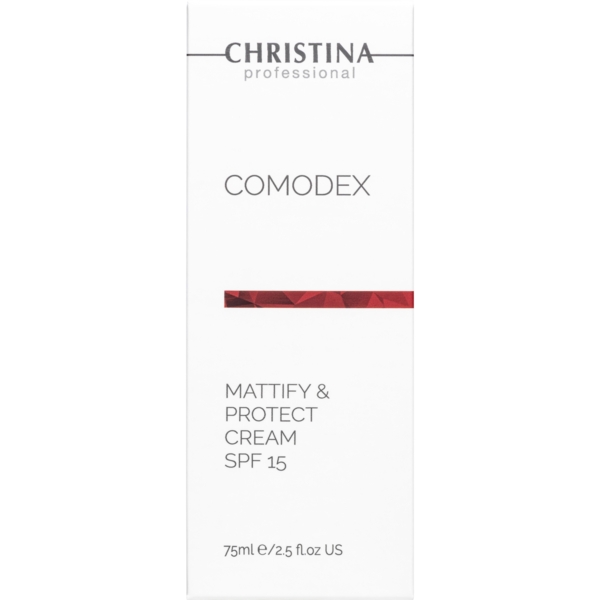 Крем для обличчя матуючий Christina Comodex Mattify & Protect Cream SPF 15 75 мл - Pampik - 2