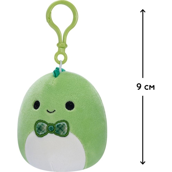 М'яка іграшка-брелок Squishmallows Діно Денні, 9 см (SQCP00151) - Pampik - 4