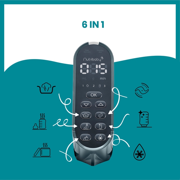 Пароварка-блендер Babymoov Nutribaby+ Beige (A001135) - Pampik - 4