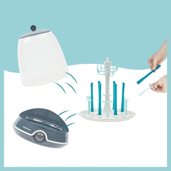 Стерилізатор Babymoov Turbo steam sterilizer синій (A003110) - Pampik - 3