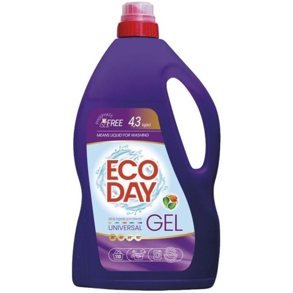 Гель для стирки Oniks Gel Eco Day Universal, 4,3 л - Pampik
